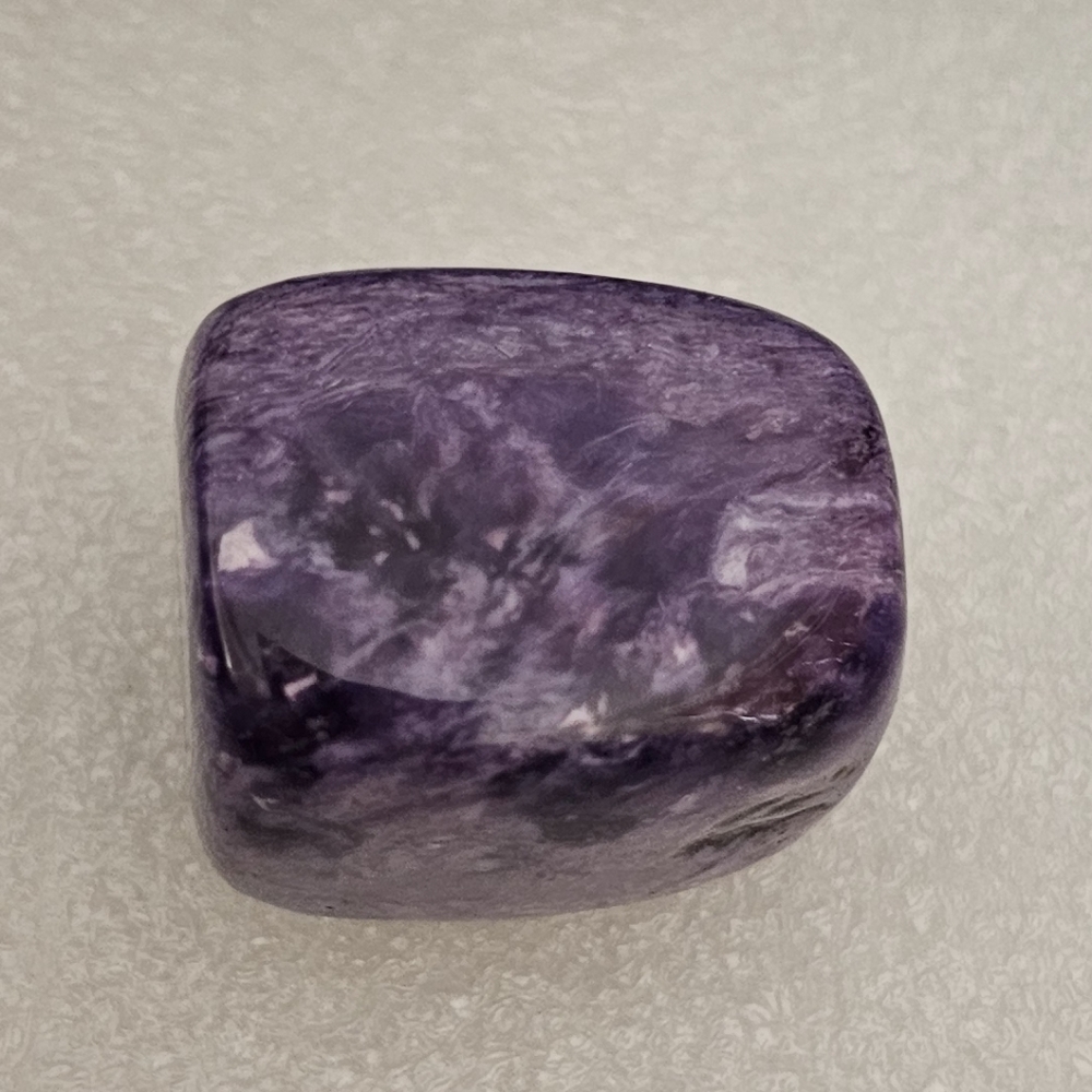 20g, 24x19x19mm Approx., Sample Rectangle Charoite Free Form! New